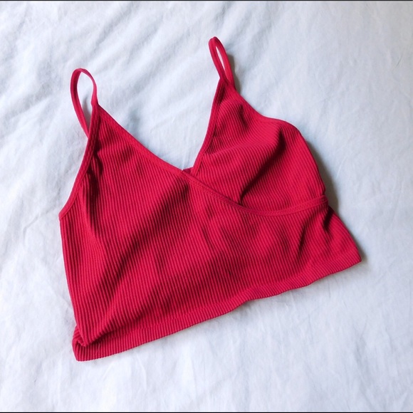 Pacsun Ribbed Red Tank Top - Picture 4 of 6